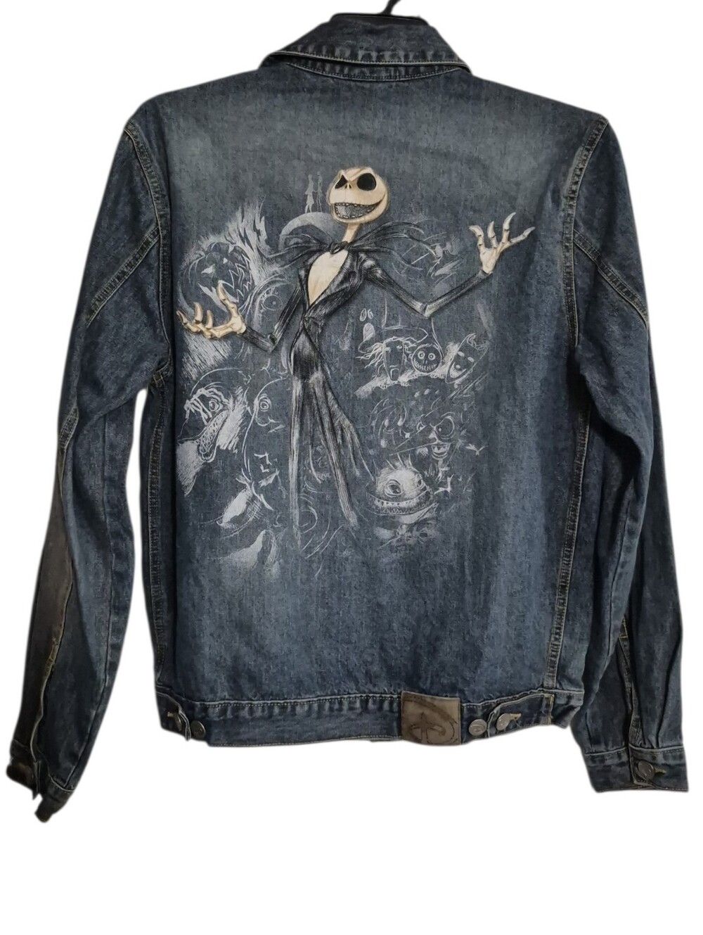 Disney Studio Collection Unisex Small Jack Skellington NBC Denim Jacket